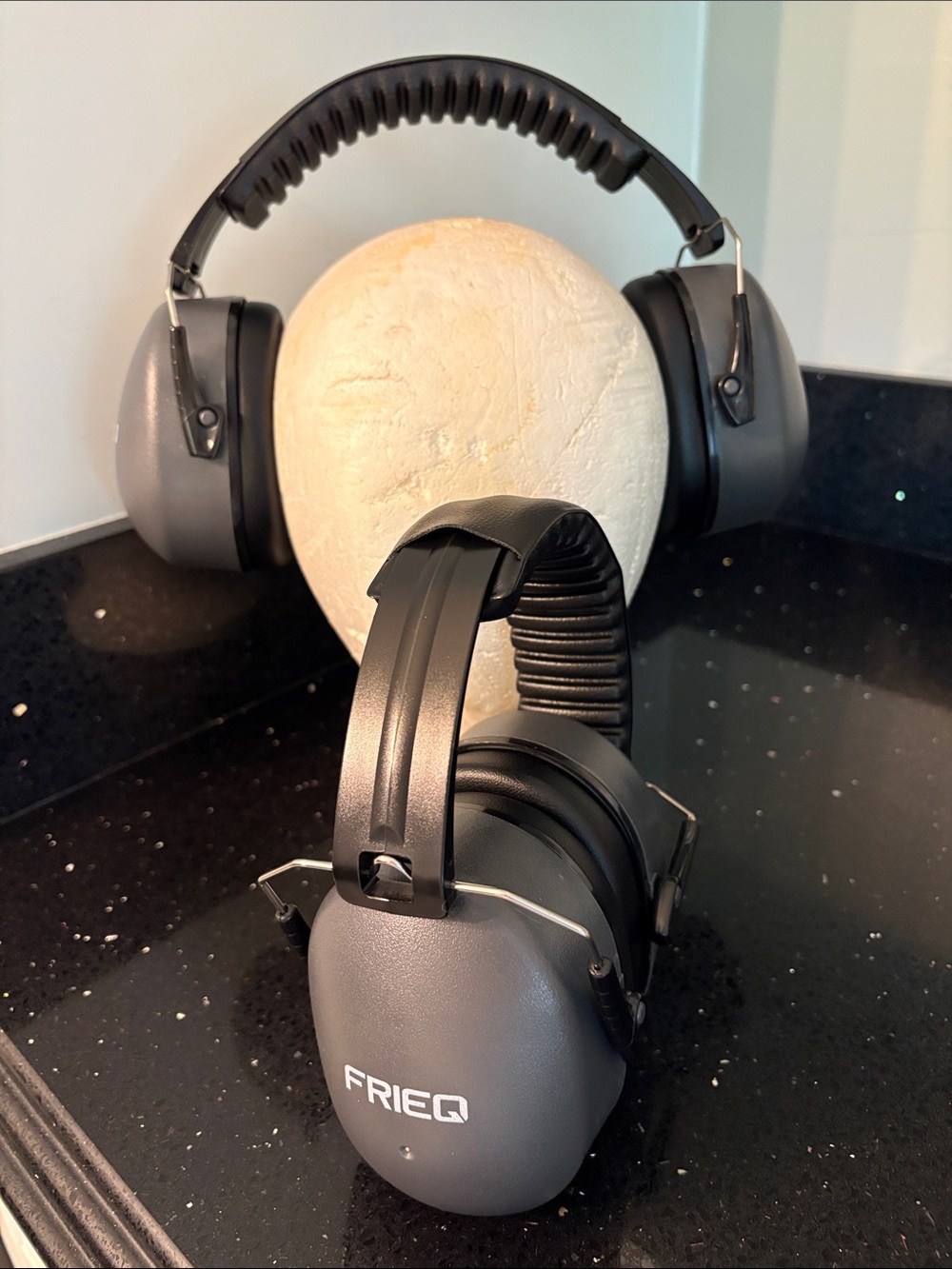 *Frieq 2 PAIRS Foam Insert Safety Ear Muffs Over-Ear Headphone Noise Protection